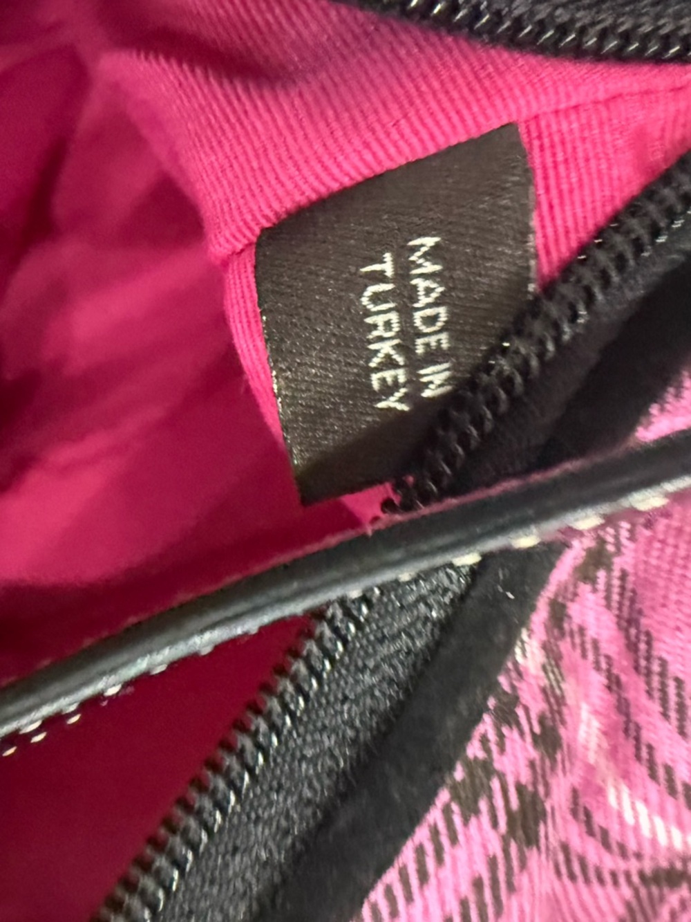 Coach Vintage Y2K Pink Black Plaid Mini Purse - Picture 9 of 15